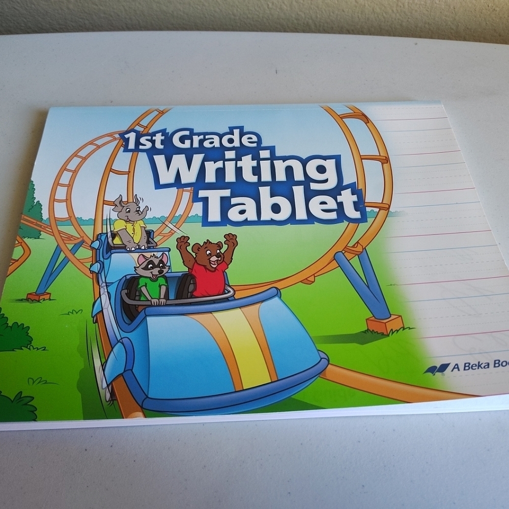 Abeka NEW Grade 1 Writing Tablet Homeschool Student Workbook Cursive Manuscript